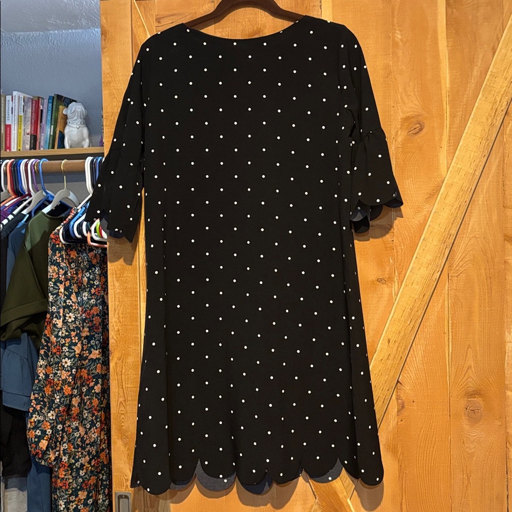 Black & White Poka Dot Women’s Dress